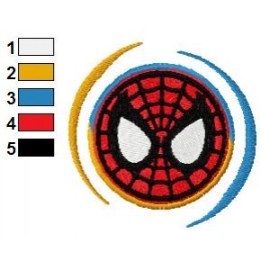New Logo SpiderMan Embroidery Design